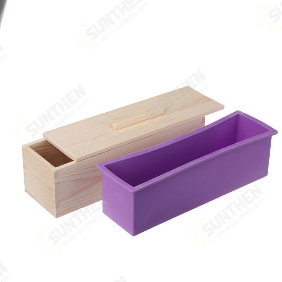 Silicone Soap Mold Tray Handmade DIY Making Crafts Toast Baking Rectangle Tools Silicone Soap Mold Tray Handmade DIY Making Crafts Toast Baking Rectangle Tools