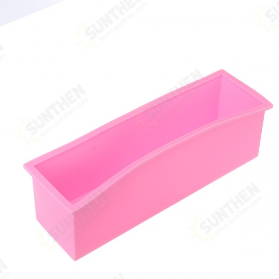 Silicone Soap Mold Tray Handmade DIY Making Crafts Toast Baking Rectangle Tools Silicone Soap Mold Tray Handmade DIY Making Crafts Toast Baking Rectangle Tools