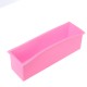 Silicone Soap Mold Tray Handmade DIY Making Crafts Toast Baking Rectangle Tools