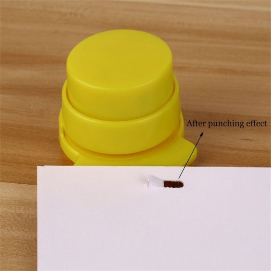 Staple Stapler Mini Stapleless Stapler Paper Binding Binder Paperclip Punching Office School Stationery