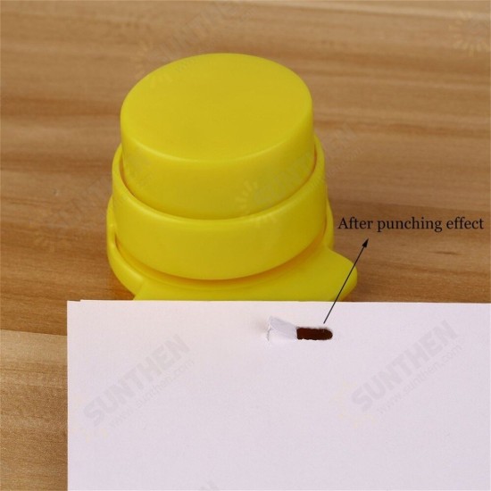 Staple Stapler Mini Stapleless Stapler Paper Binding Binder Paperclip Punching Office School Stationery