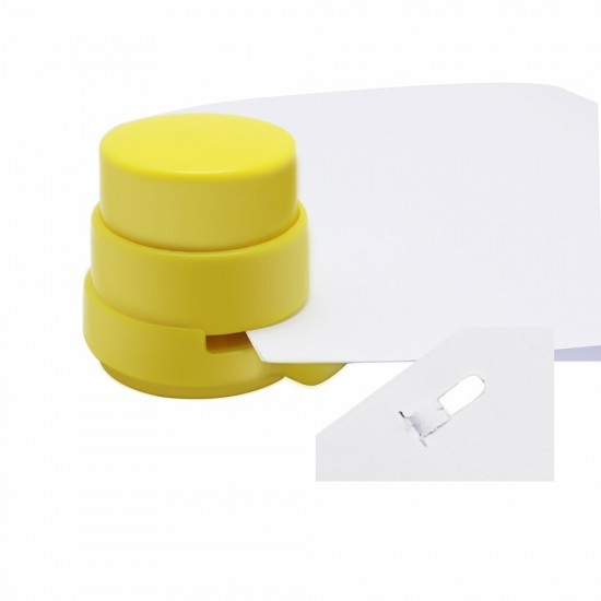 Staple Stapler Mini Stapleless Stapler Paper Binding Binder Paperclip Punching Office School Stationery