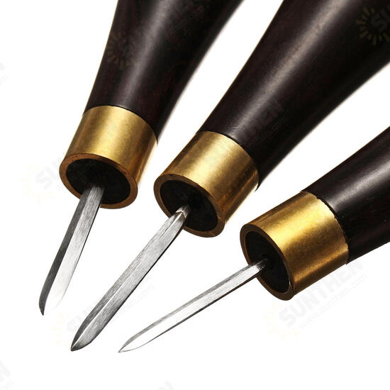 Leather Craft Tool Diamond Stitching Awl Ebony Blackwood Handle Leather Craft Sewing Awl Kit