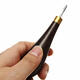 Leather Craft Tool Diamond Stitching Awl Ebony Blackwood Handle Leather Craft Sewing Awl Kit