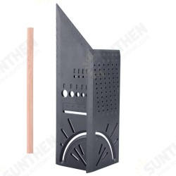Woodworking Scribe Mark Line Gauge 100mm T-type Ruler Hole Scribing Gauge Aluminum Crossed-out Ruler Carpenter Measuring Tool Woodworking Scribe Mark Line Gauge 100mm T-type Ruler Hole Scribing Gauge Aluminum Crossed-out Ruler Carpenter Measuring Tool