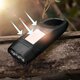 2 PCS Portable LED Flashlight Hand Crank Dynamo Torch Professional Solar Power Tent Light Lantern for Outdoor Camping Mountaineering