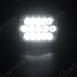 2 Pcs Wrangler Headlight 5 x 7inch LED Stock Headlights with Lamp