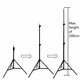 200cm 78in Adjustable Tripod Stand For VR Light Lamp Umbrella Stand For f/ Oculus 1/4