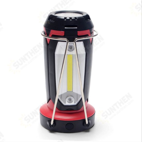 270LM COB 2000mAh Rechargeable Multifunctional Lantern LED Flashlight Work Light Waterproof Portable Night Fishing Light