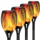 33LEDs 56CM Height Waterproof Solar Fire Torch Light Flickering Flame Lamp Outdoor Landscape Garden Lighting