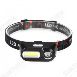 4-Modes COB Sensing Induction LED Headlamp USB Rechargeable Bike Light Night Fishing Headlight Sensor Camping Work Light 4-Modes COB Sensing Induction LED Headlamp USB Rechargeable Bike Light Night Fishing Headlight Sensor Camping Work Light