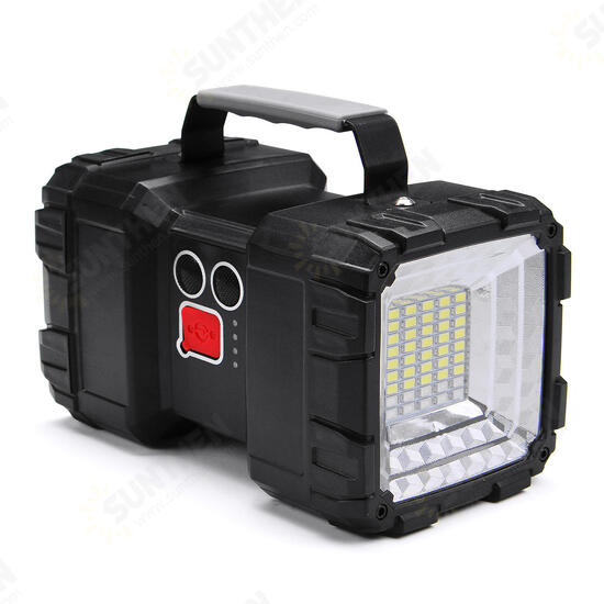 40W P50+ 35Pcs Dual Head USB Rechargeable Powerful LED Work Light 3 Modes Super Bright Spotlight Flashlight