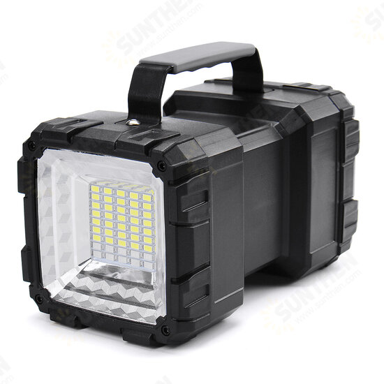 40W P50+ 35Pcs Dual Head USB Rechargeable Powerful LED Work Light 3 Modes Super Bright Spotlight Flashlight