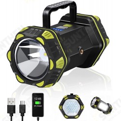 750LM Portable Double-headed LED Searchlight Outdoor Waterproof Flashlight Rechargeable Mountaineering Night Fishing Emergency Light 750LM Portable Double-headed LED Searchlight Outdoor Waterproof Flashlight Rechargeable Mountaineering Night Fishing Emergency Light