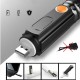 800LM T6+COB Zoomable Multifunction LED Flashlight with Magnet Handy＆18650 Li-Battery USB Rechargeable Work Light Pocket Lamp