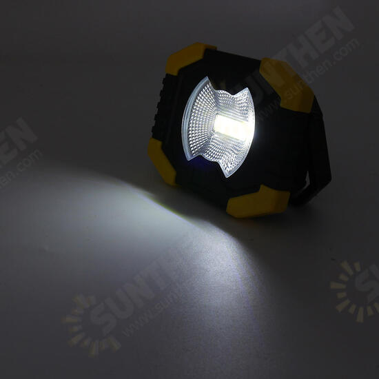 AA/Solar Battery COB 750LM Rechargeable Waterproof LED Portable Spotlight Work Light for Outdoor Camping Fishing