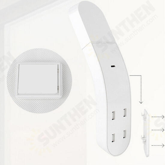 I-B01 1W 2Modes USB Rechargeable Magnetic Base LED Battery PIR Motion Sensor Night Light