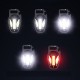 Multi-function Keychain Flashlight Clip Lamp Bottle Opener Portable COB Bright Light Emergency Red SOS Lamp Flash Warning Mini Torch USB Rechargeable
