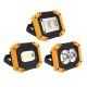 COB Rechargeable Portable Flood Work Spot Light w/ Power Bank Camping Work Light