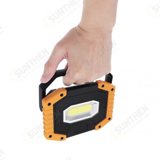 COB Rechargeable Portable Flood Work Spot Light w/ Power Bank Camping Work Light