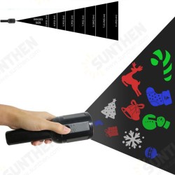 Christmas 12 Patterns Flashlight Projector Lights Garden Decorative Lamp Light Waterproof Sparkling Landscape Holiday Xmas Decor Christmas 12 Patterns Flashlight Projector Lights Garden Decorative Lamp Light Waterproof Sparkling Landscape Holiday Xmas Decor