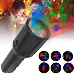 Christmas 12 Patterns Flashlight Projector Lights Garden Decorative Lamp Light Waterproof Sparkling Landscape Holiday Xmas Decor Christmas 12 Patterns Flashlight Projector Lights Garden Decorative Lamp Light Waterproof Sparkling Landscape Holiday Xmas Decor