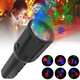 Christmas 12 Patterns Flashlight Projector Lights Garden Decorative Lamp Light Waterproof Sparkling Landscape Holiday Xmas Decor