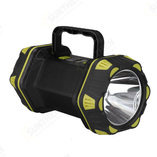 Double Head LED Work Light 8 Modes Spotlight Waterproof Searchlight USB Rechargeable Flashlight Power Bank