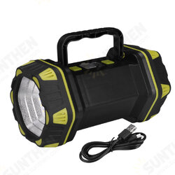 Double Head LED Work Light 8 Modes Spotlight Waterproof Searchlight USB Rechargeable Flashlight Power Bank Double Head LED Work Light 8 Modes Spotlight Waterproof Searchlight USB Rechargeable Flashlight Power Bank
