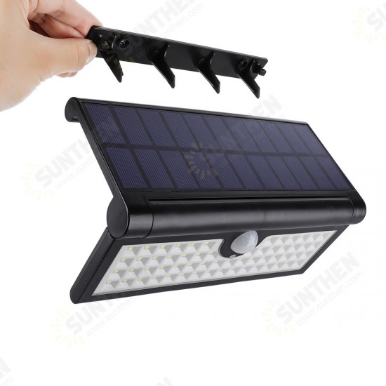 3W 58x LED Light Control & Human Induction Function Folding Solar Wall Work Light