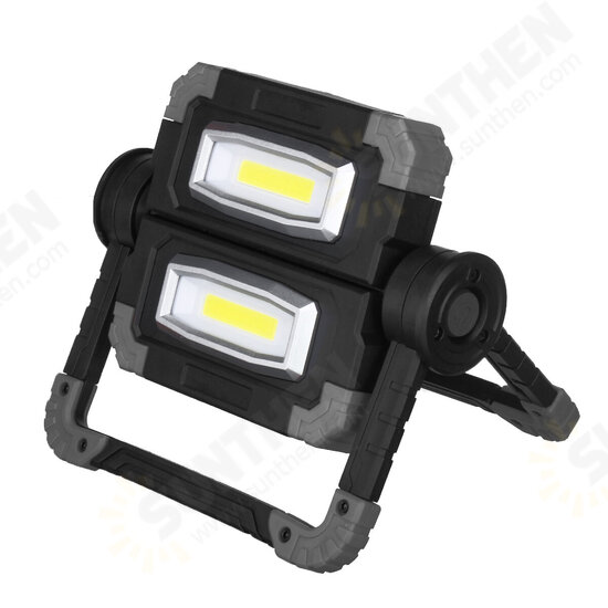 NEW USB Rechargeable Outdoor Portable Work Lamp Searchlight Double Head COB Camping Light Anti-fall Flood Camp Spotlight NEW USB Rechargeable Outdoor Portable Work Lamp Searchlight Double Head COB Camping Light Anti-fall Flood Camp Spotlight