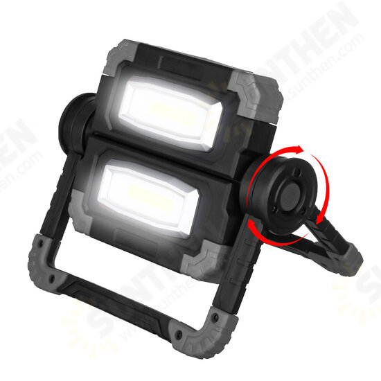NEW USB Rechargeable Outdoor Portable Work Lamp Searchlight Double Head COB Camping Light Anti-fall Flood Camp Spotlight NEW USB Rechargeable Outdoor Portable Work Lamp Searchlight Double Head COB Camping Light Anti-fall Flood Camp Spotlight