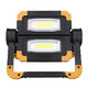 NEW USB Rechargeable Outdoor Portable Work Lamp Searchlight Double Head COB Camping Light Anti-fall Flood Camp Spotlight NEW USB Rechargeable Outdoor Portable Work Lamp Searchlight Double Head COB Camping Light Anti-fall Flood Camp Spotlight