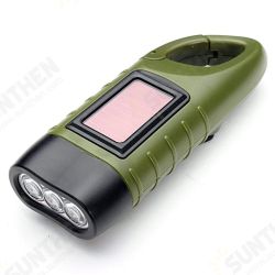 Portable LED Flashlight Hand Crank Dynamo Torch Professional Solar Power Tent Light Lantern for Outdoor Camping Mountaineering Portable LED Flashlight Hand Crank Dynamo Torch Professional Solar Power Tent Light Lantern for Outdoor Camping Mountaineering