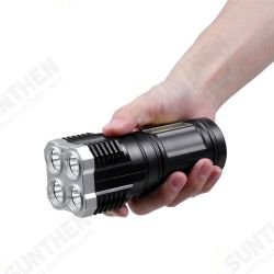 S3 4*LED+COB Ultra Bright LED Flashlight With Sidelight Built-in Battery 4 Modes USB Rechargeable Strong Spotlight Waterproof Work Light S3 4*LED+COB Ultra Bright LED Flashlight With Sidelight Built-in Battery 4 Modes USB Rechargeable Strong Spotlight Waterproof Work Light
