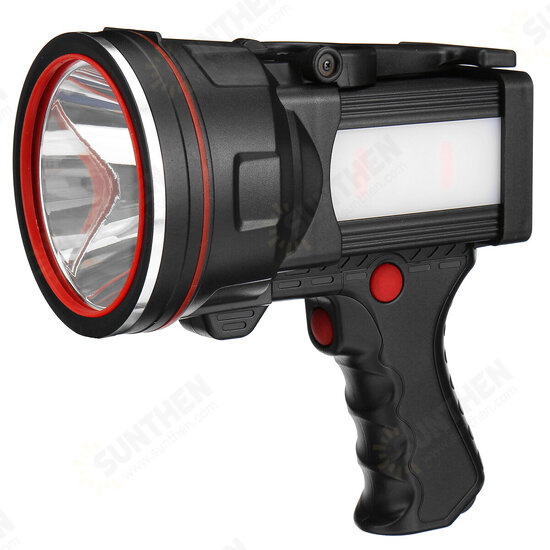 Super Bright LED Flashlight USB Rechargeable 2 Modes Spotlight Work Light Floodlight Fishing Hunting