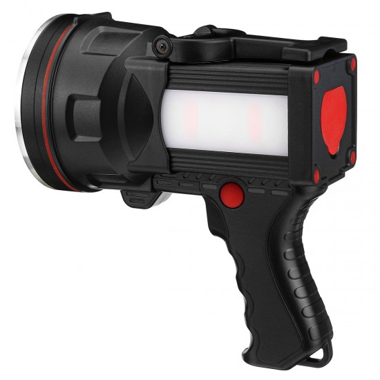 Super Bright LED Flashlight USB Rechargeable 2 Modes Spotlight Work Light Floodlight Fishing Hunting