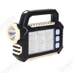 Super Bright Solar LED Camping Flashlight With COB Work Lights USB Rechargeable Handheld Solar Powered Lanterns Super Bright Solar LED Camping Flashlight With COB Work Lights USB Rechargeable Handheld Solar Powered Lanterns