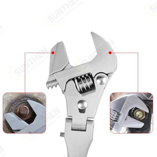 10-inch Retractable Folding Adjustable Wrench Shaking His Head Ratchet Hydropower Sanitary Wrench Air Conditioning Five-in-One