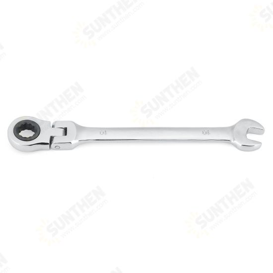 10mm 72 Teeth Flexible CRV Allen Ratchet Spanner Wrench Tool For Car Repair Tool