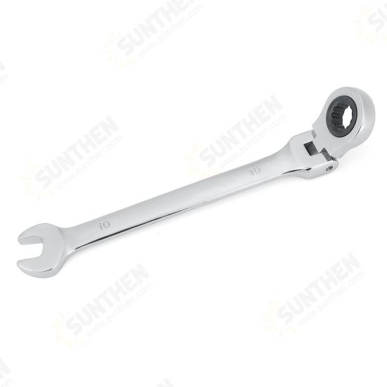 10mm 72 Teeth Flexible CRV Allen Ratchet Spanner Wrench Tool For Car Repair Tool