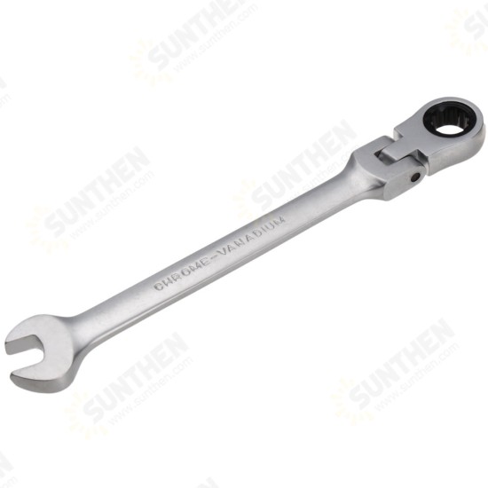 10mm Flexible Head Wrench Ratchet Metric Spanner Open End And Ring Wrenches Tool