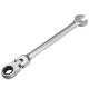 10mm Flexible Head Wrench Ratchet Metric Spanner Open End And Ring Wrenches Tool