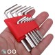 11Pcs 2mm Hex Key Allen Wrench Set Allen Key Set Sae Metric 12mm Short Arm Tool Set