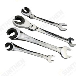 12PCS 8-19mm Fix Tubing Wrench Set Ratchet with Flex Movable Head Universal Spanner Tool Set 12PCS 8-19mm Fix Tubing Wrench Set Ratchet with Flex Movable Head Universal Spanner Tool Set