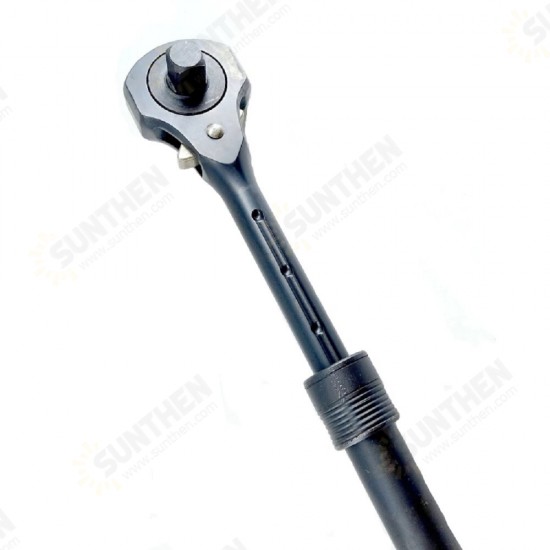 1/2inch and 3/8inch Drive Dual Head Ratchet Handle with Hammer Function Telescopic Extendable Ratchet Handle