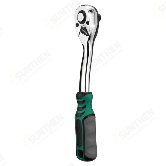 1PC Socket Ratchet Wrench 72 Teeth Ratchet Handle Auto Repair Quick Wrench Tool Wrench