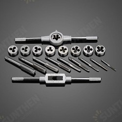 20pcs M3-M12 Screw Thread Metric Plugs Taps Tap wrench Die Wrench Set 20pcs M3-M12 Screw Thread Metric Plugs Taps Tap wrench Die Wrench Set