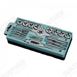 20pcs M3-M12 Screw Thread Metric Plugs Taps Tap wrench Die Wrench Set 20pcs M3-M12 Screw Thread Metric Plugs Taps Tap wrench Die Wrench Set
