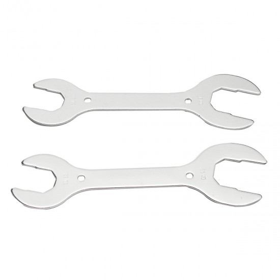 2Pcs Dual Open End Wrench Spanner Repair Tool 30/32/36/40mm